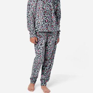 ustice Pajama Pants Girls Leopard  SZ 12 - EUC!
